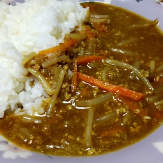 もやしカレー